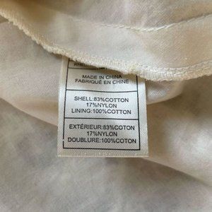 BB Dakota cream lacy dress size 0